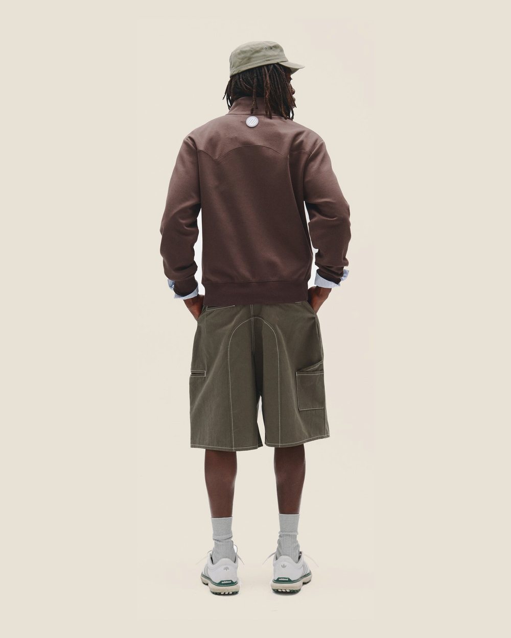 Metalwood Studio Western Yolk Track Jacket, Brown &middot; view 1 of 3