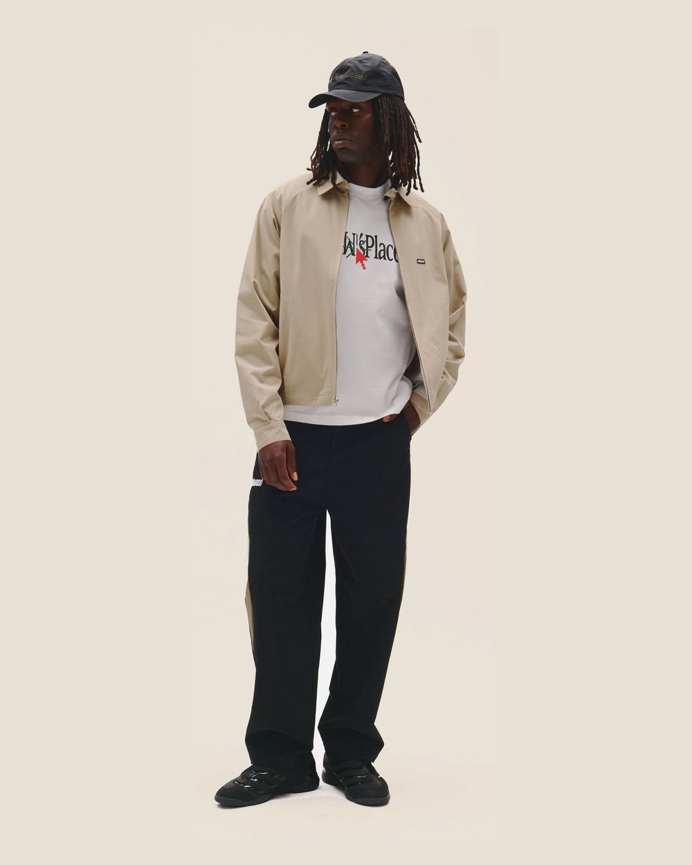 Metalwood Studio Raglan Sleeve Blouson, Tan &middot; view 2 of 3