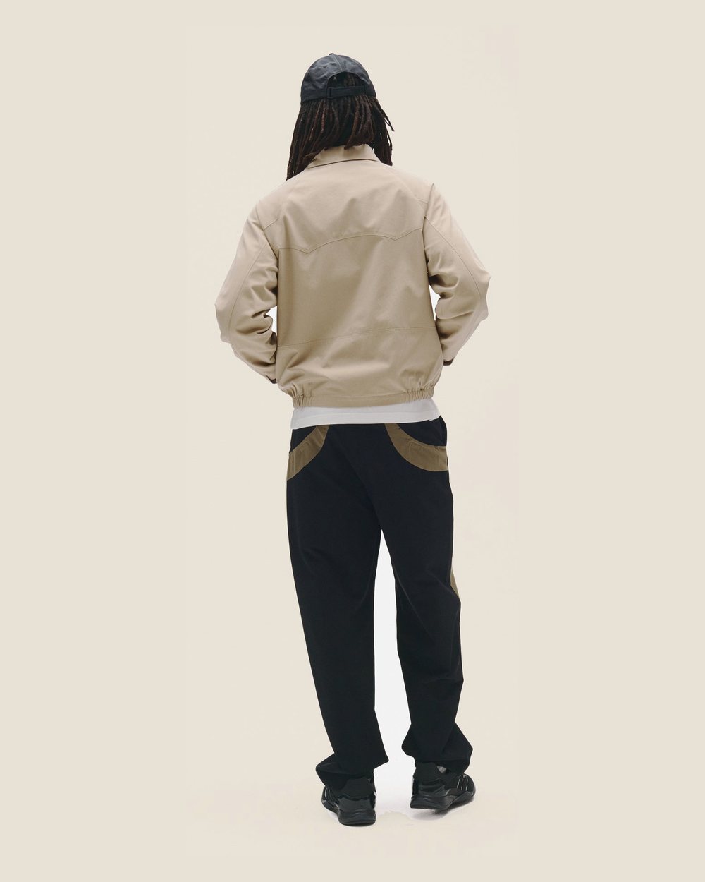Metalwood Studio Raglan Sleeve Blouson, Tan &middot; view 3 of 3