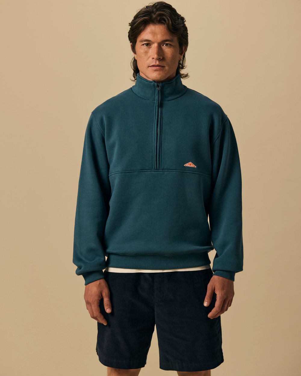SLOAT Organic Cotton Fleece Quarter Zip &middot; view 1 of 4