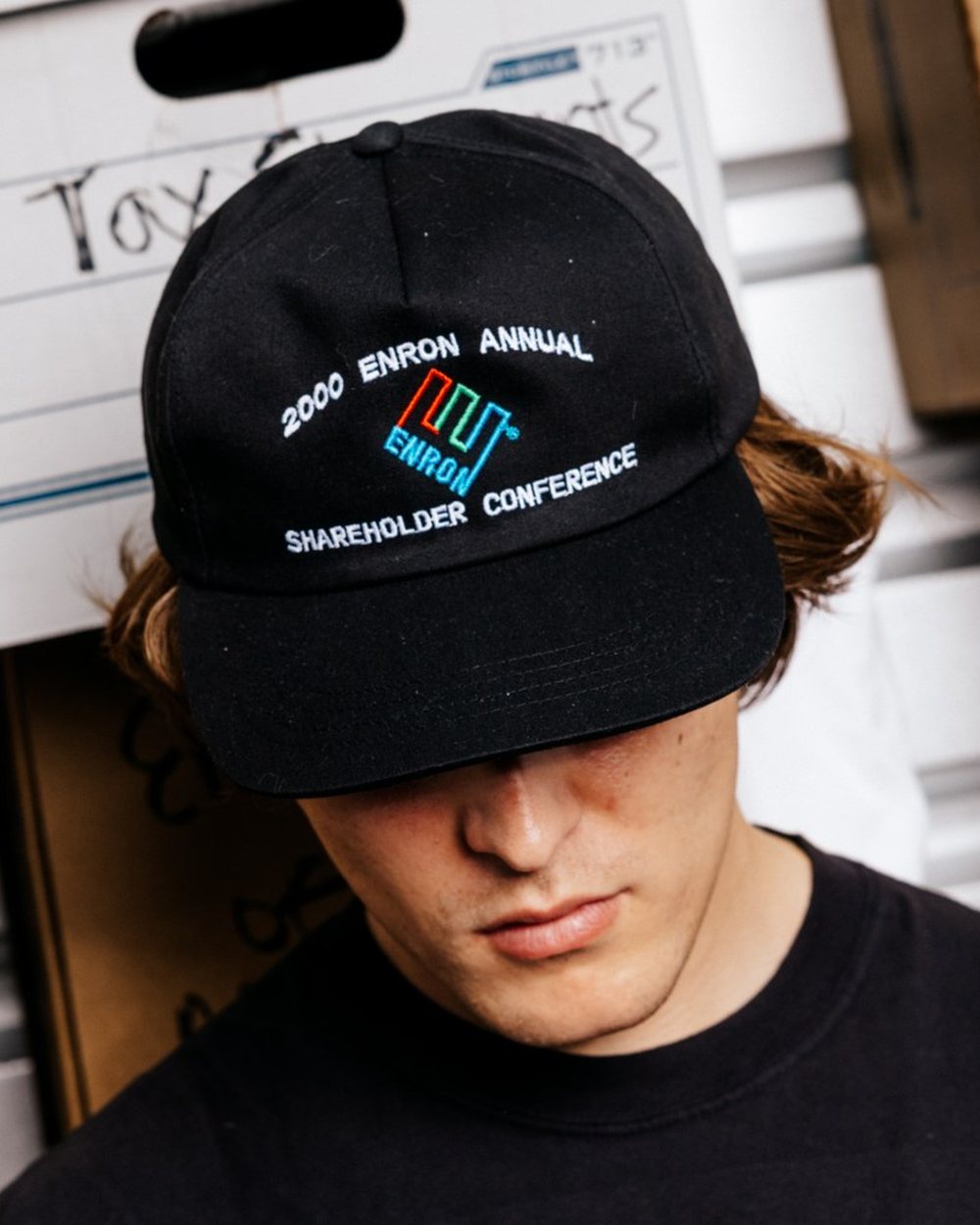 Enron 2000 Shareholder Snapback Black, flat brim · view 1 of 2
