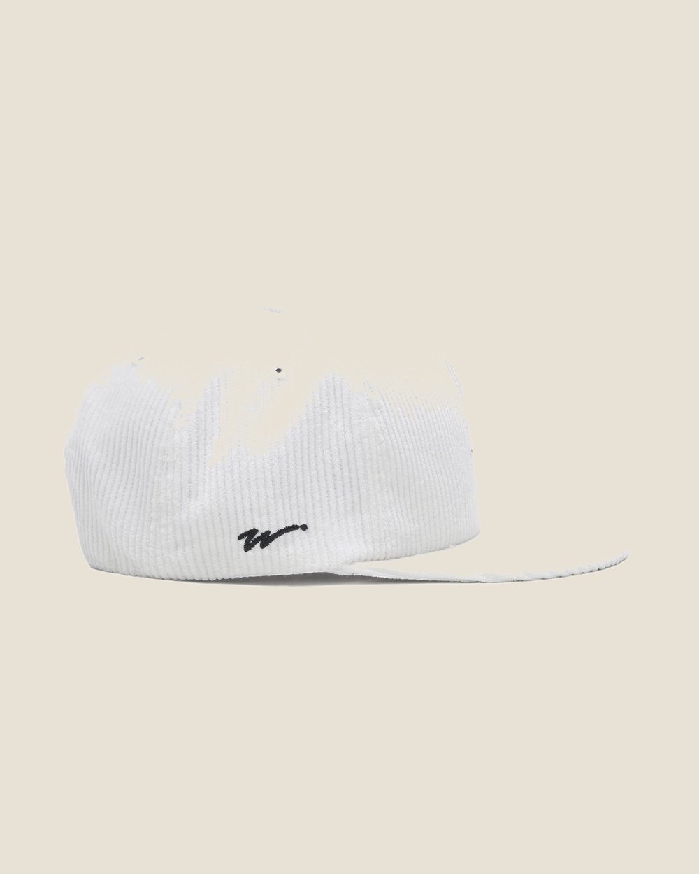 Walker Golf Things Kooka Mid Box Cap, Cream Corduroy · view 3 of 4