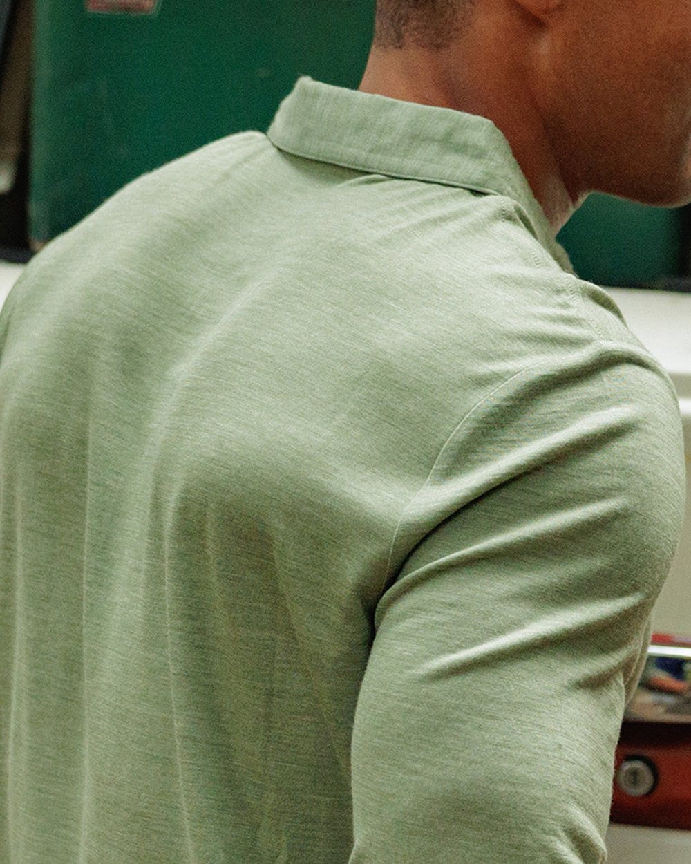 Criquet Dan Merino Long Sleeve Polo · view 4 of 4
