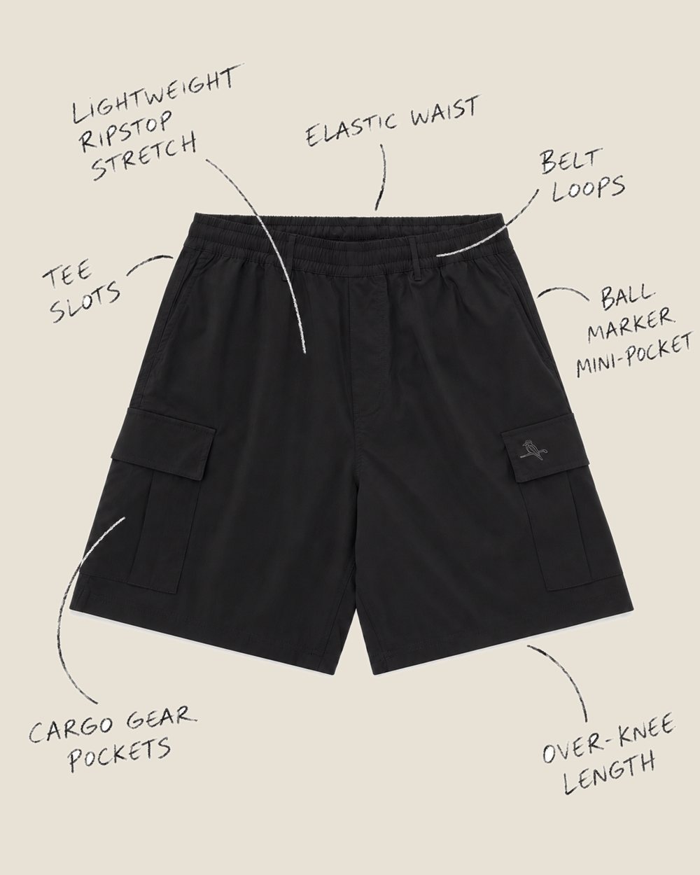 Walker Golf Things Pitch Cargo Short · view 2 of 4