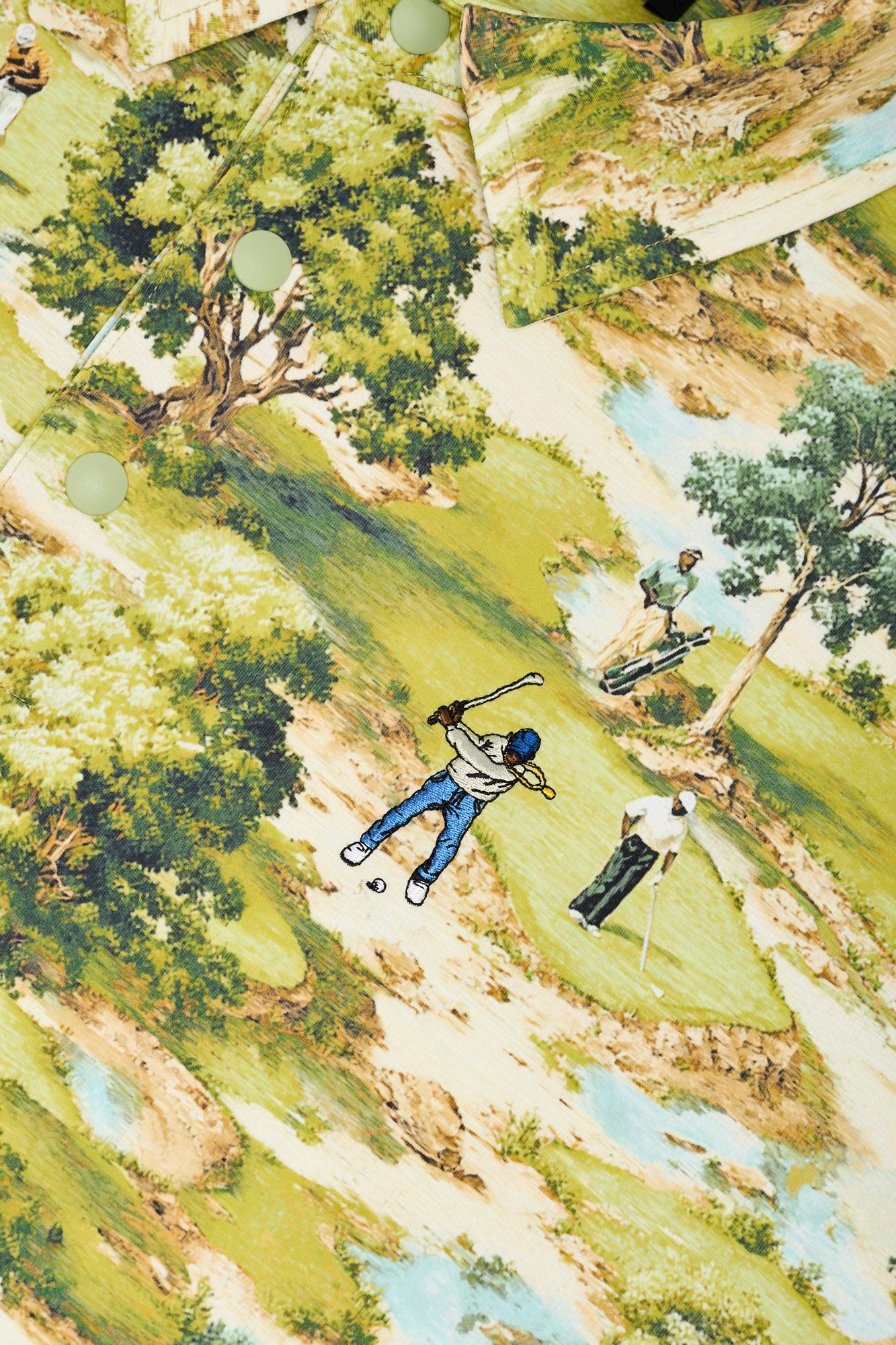 Eastside Golf Course Camo Snap Placket Polo · view 3 of 3