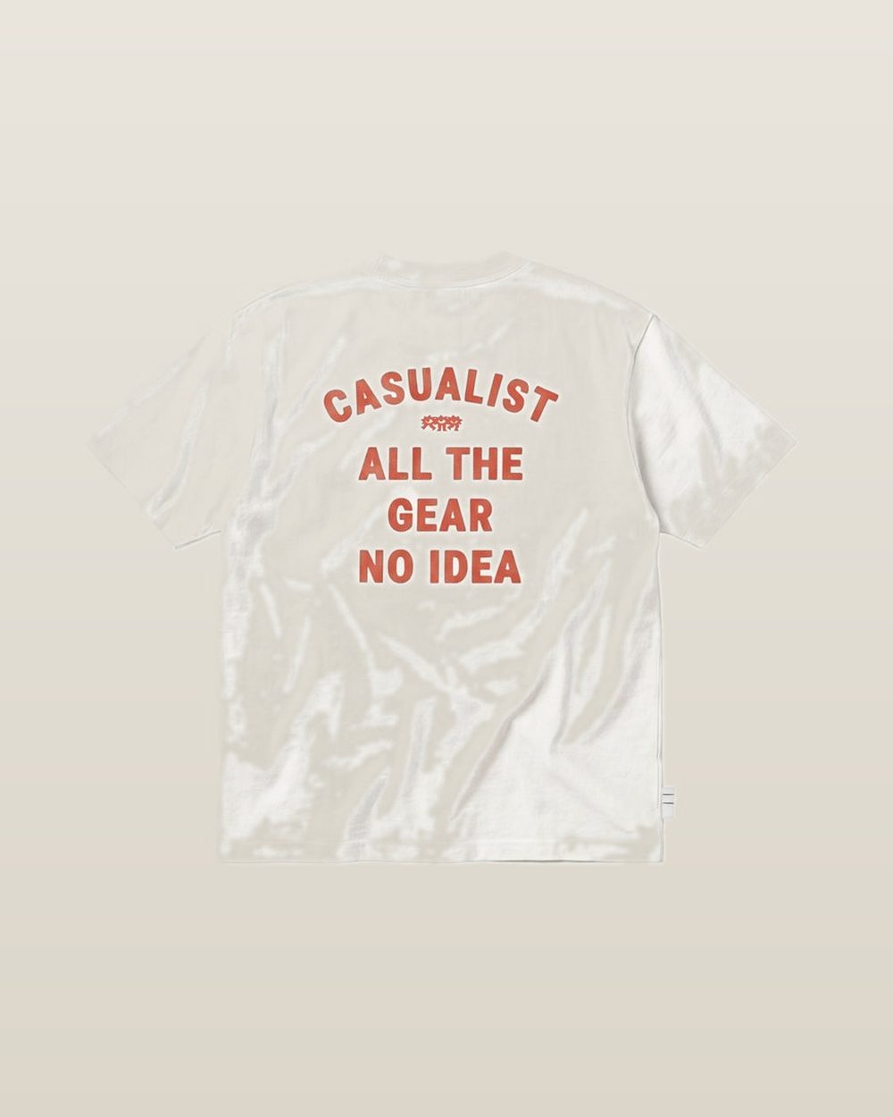 Casualist No Idea Heavy Tee, Ecru · view 2 of 3