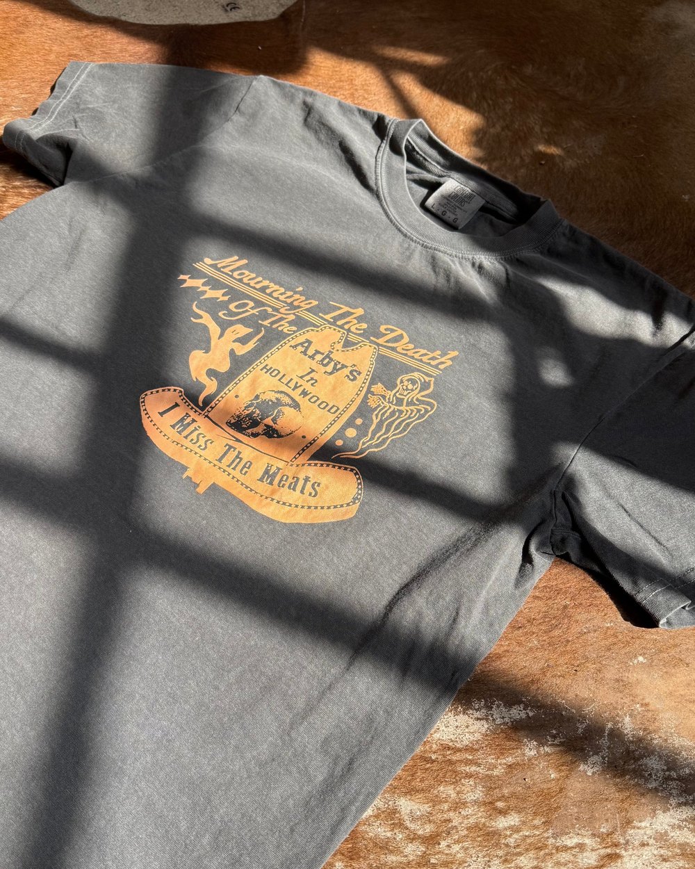Freddy Tyler Paul ‘Spooky Arbys’ Tee, Faded Grey · view 1 of 4