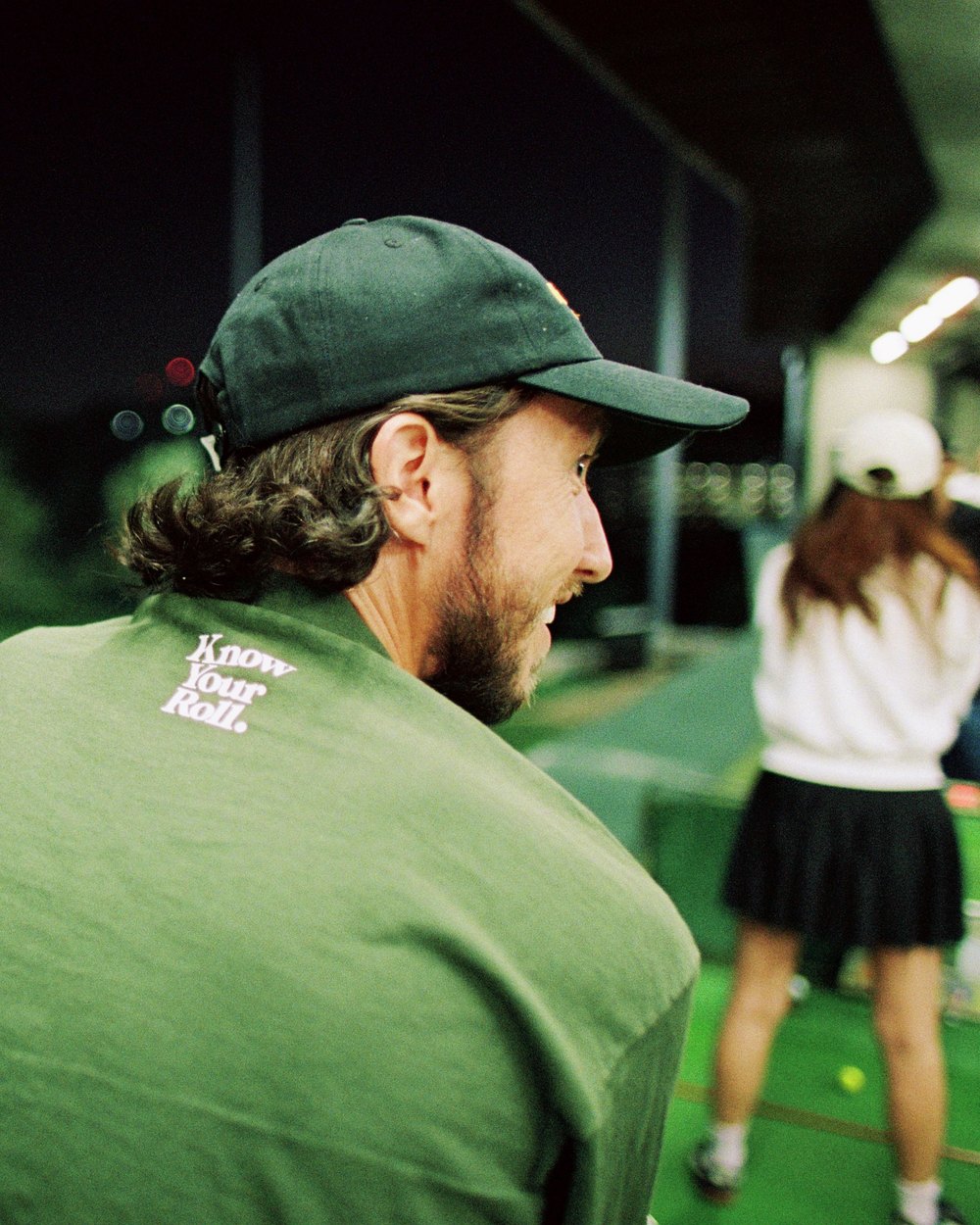 Puttwell Wordmark L/S Tee, Deep Green · view 2 of 4