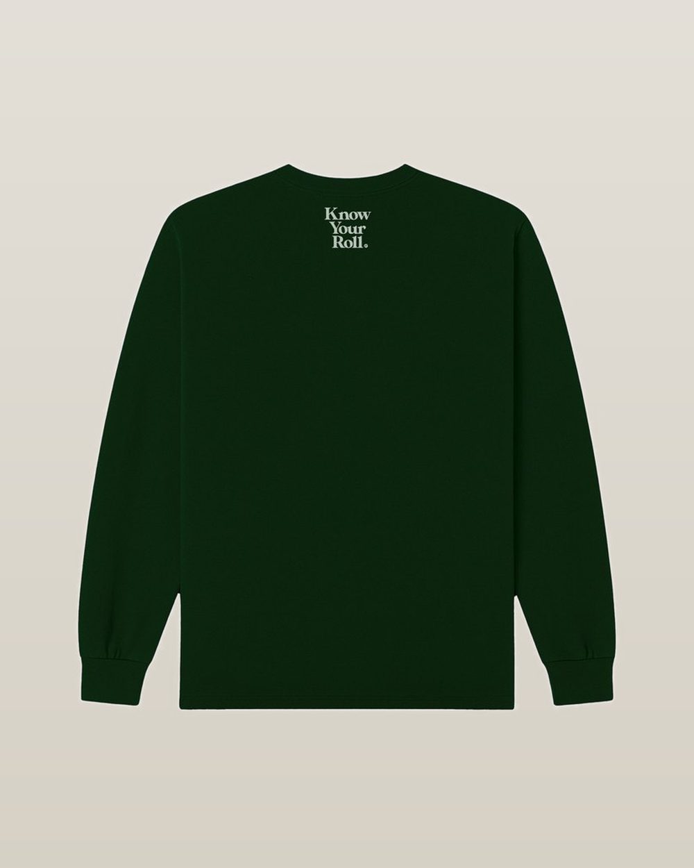 Puttwell Wordmark L/S Tee, Deep Green · view 4 of 4