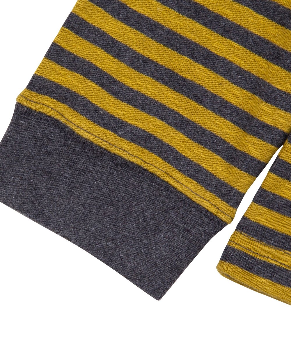 Sounder Fuzzy Pocket Long Sleeve T-Shirt, Gold and Slate · view 5 of 5