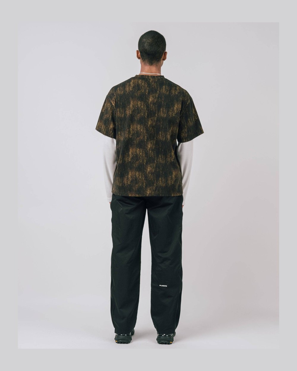 Students Golf Laurence L/S Layered T-Shirt, Camo · view 3 of 5