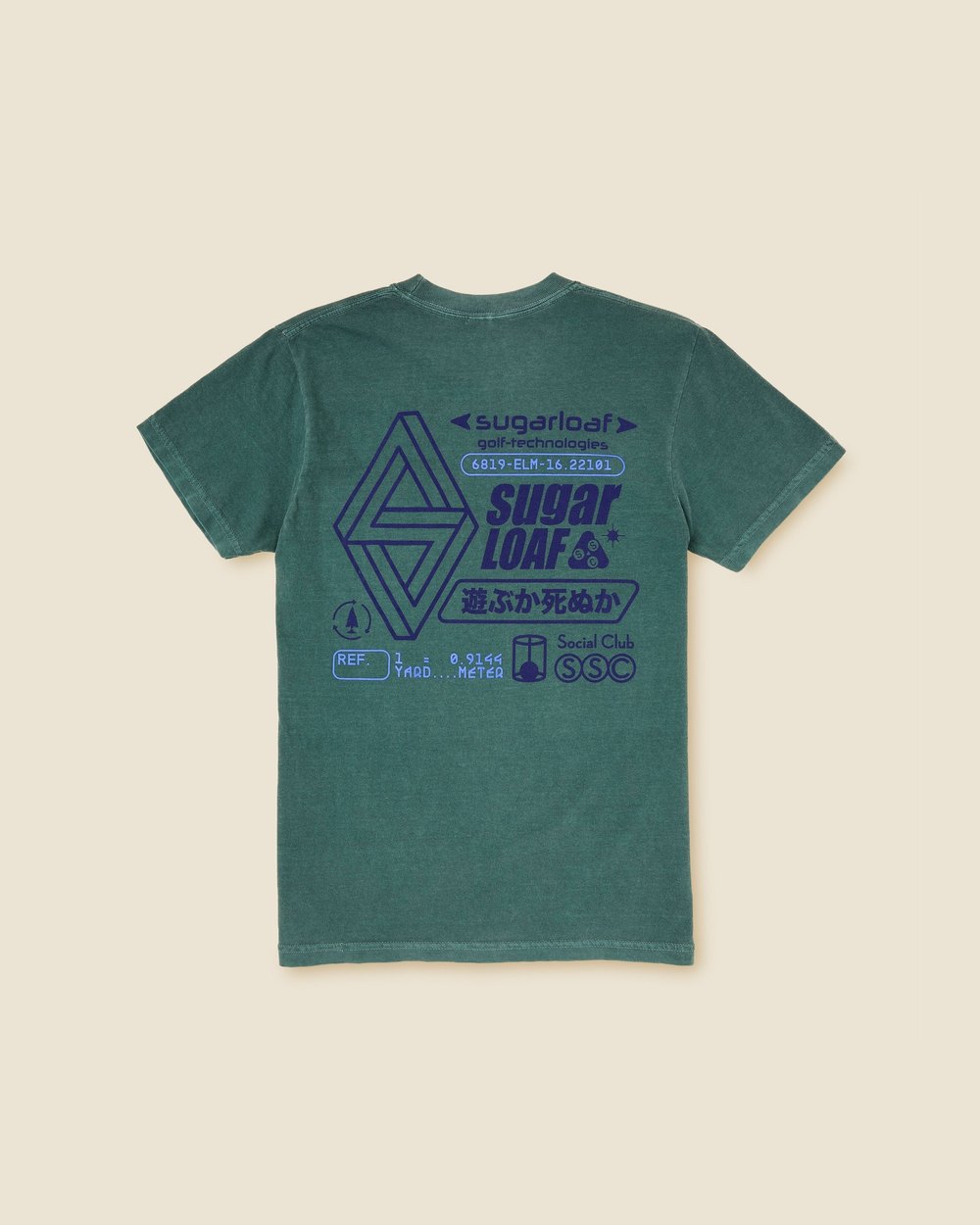 Sugarloaf Social Club Golf Technologies T-Shirt, Blue Spruce · view 2 of 4