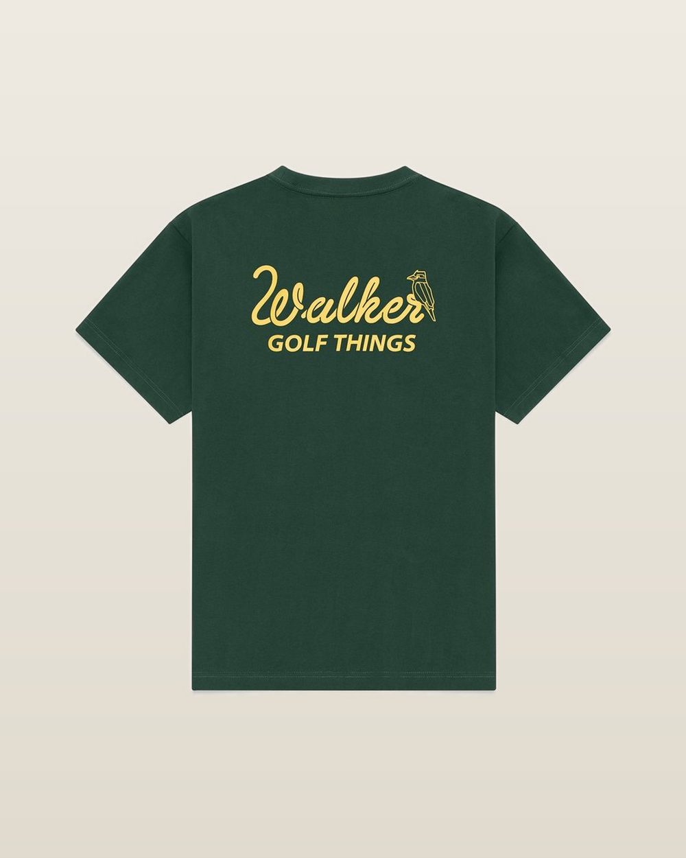Walker Golf Things Cursive T-Shirt, Forest · view 4 of 5