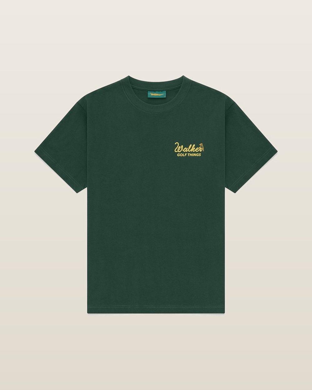 Walker Golf Things Cursive T-Shirt, Forest · view 5 of 5