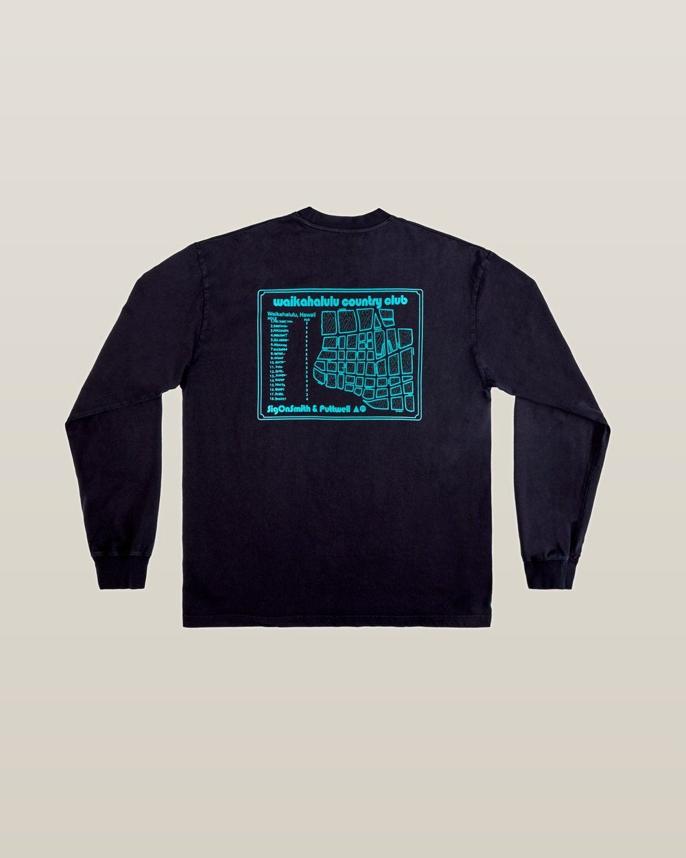 Puttwell Waikahalulu Country Club Longsleeve, Black · view 1 of 2