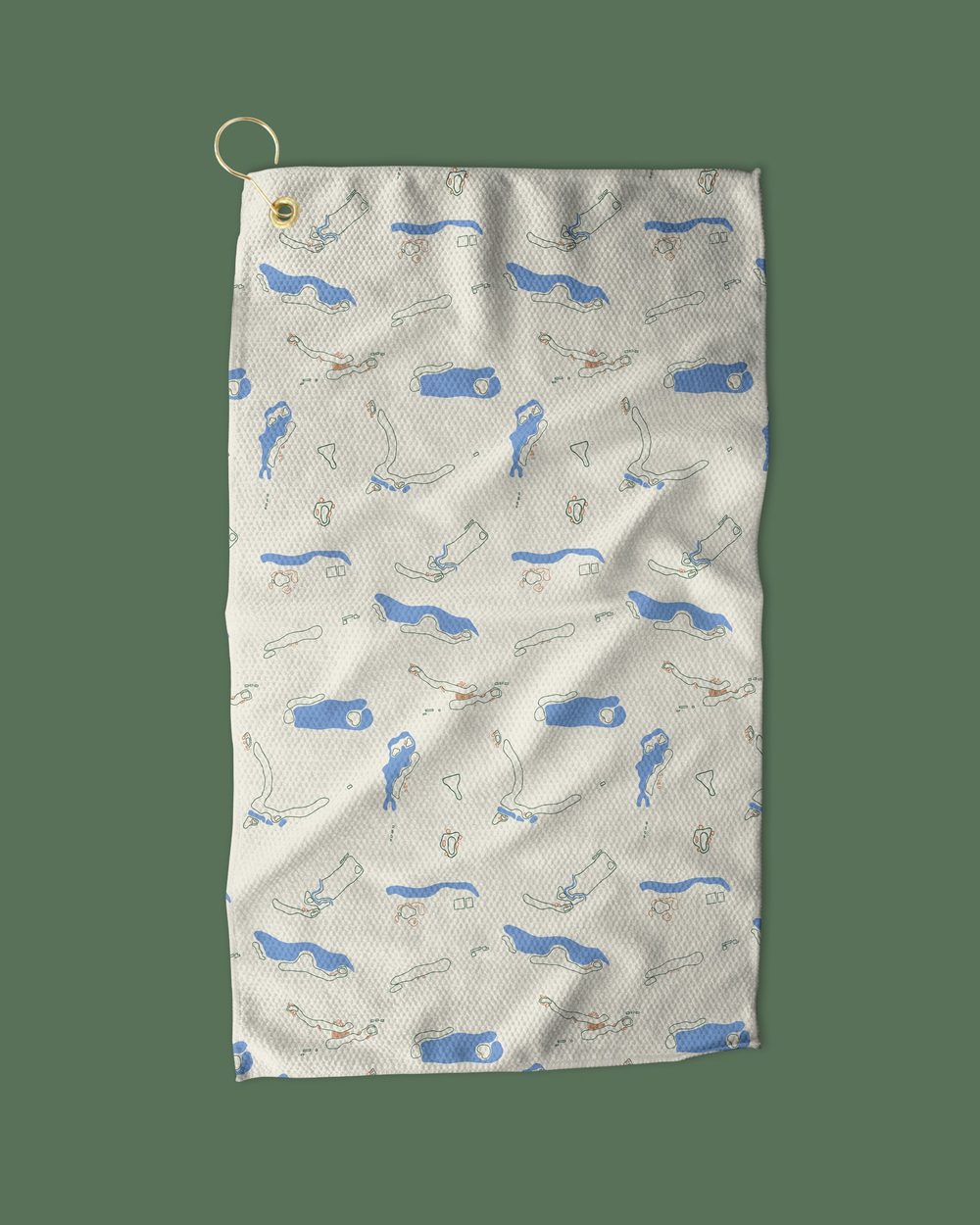 Ally Aiken On the Green Golf Towel · view 1 of 1
