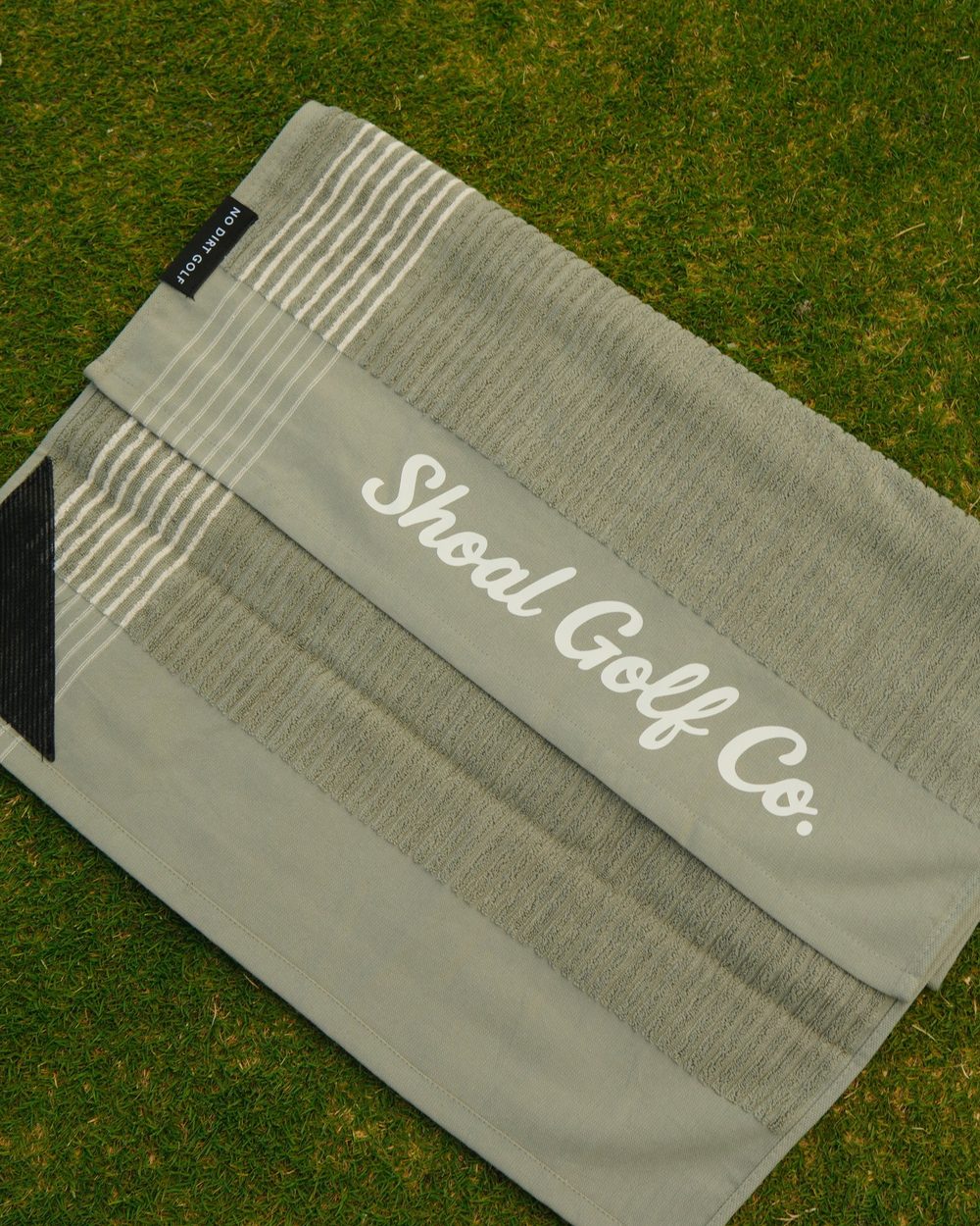 Shoal Shoal × No Dirt Caddie Towel, Olive · view 1 of 2