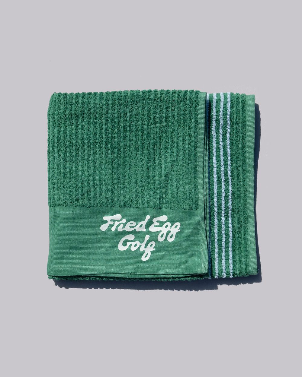 The Fried Egg Fried Egg Golf Towel, Green · view 1 of 3