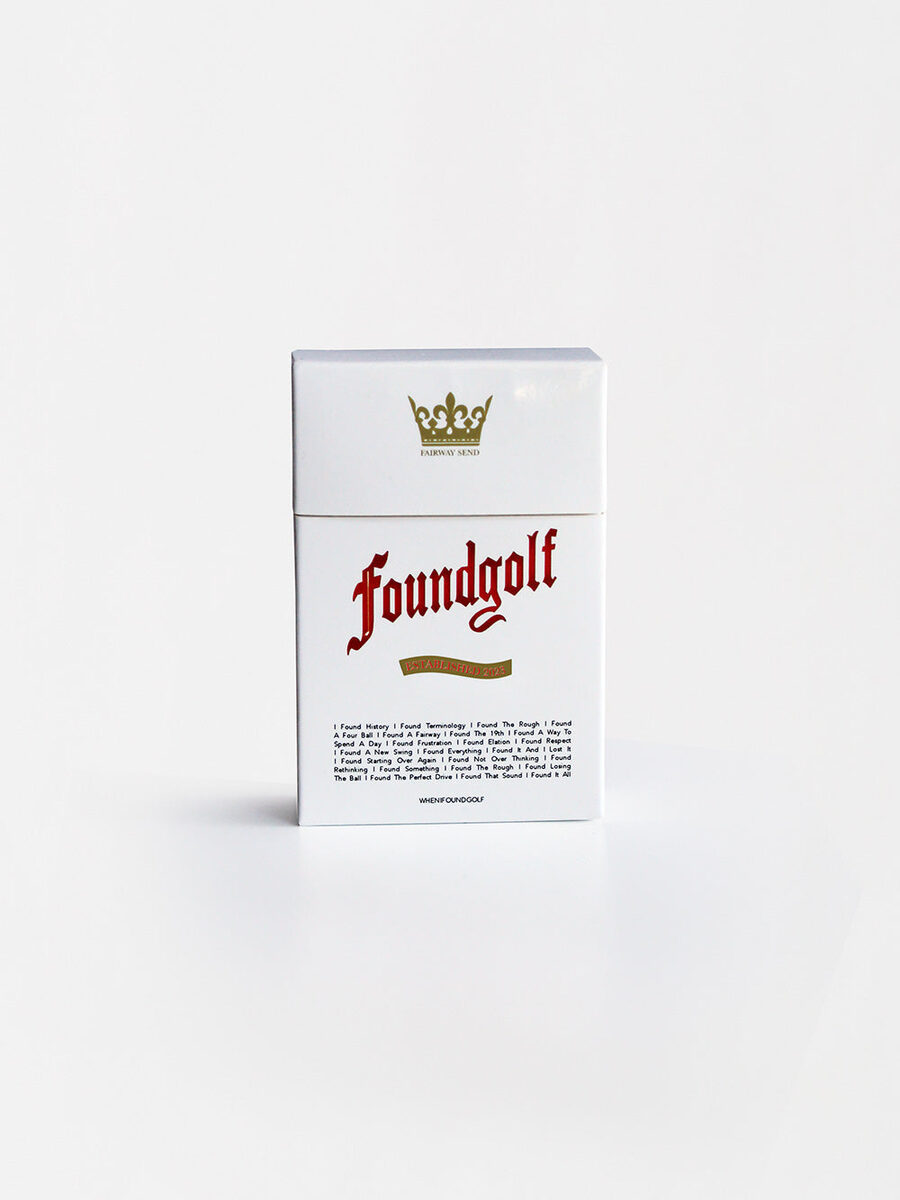 Found Golf Reusable Ciggie Box tee holder