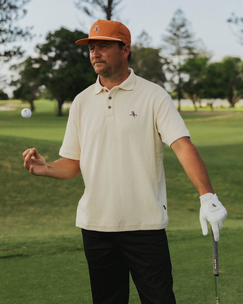 Walker Golf Kooka Terry Polo Cream · view 2 of 4