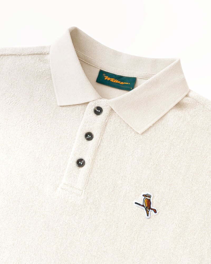Walker Golf Kooka Terry Polo Cream · view 3 of 4