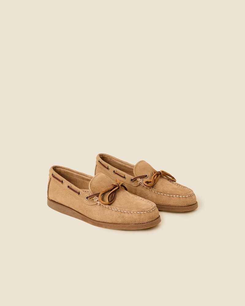 SSC x Byrdie Golf Sugar-Loafer Suede Boat Shoe