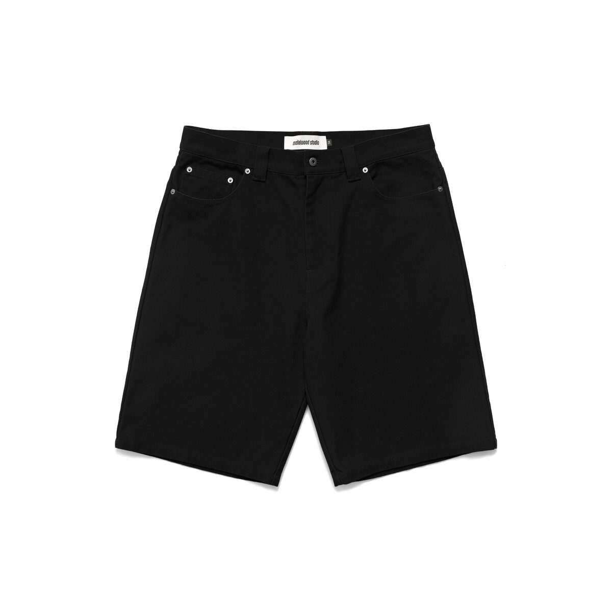 Metalwood Studio — Canvas Short in Black