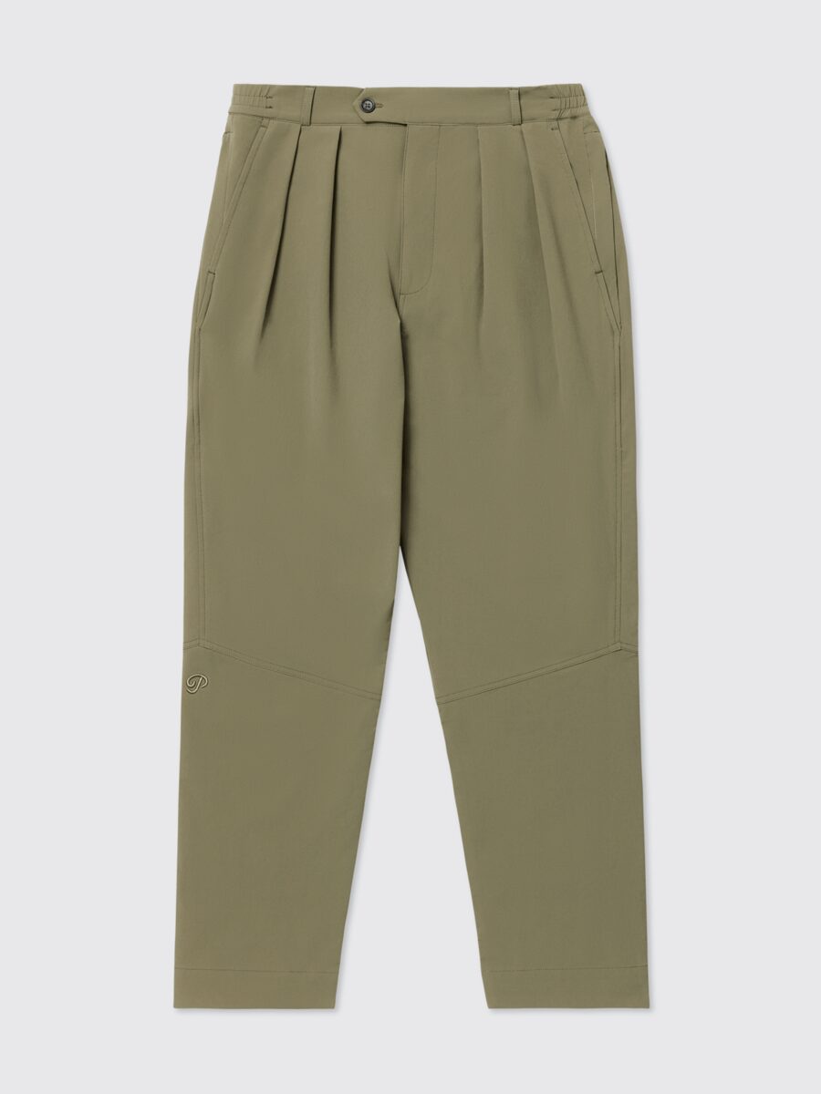 Public Drip — Pleated Pants Olive