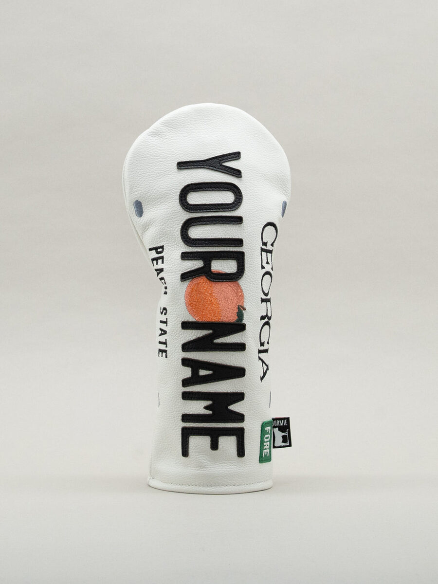 Dormie Workshop Peach State Georgia License Plate Headcover