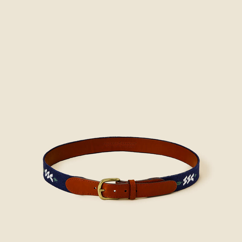 Sugarloaf Social Club — Needlepoint Belt in Navy