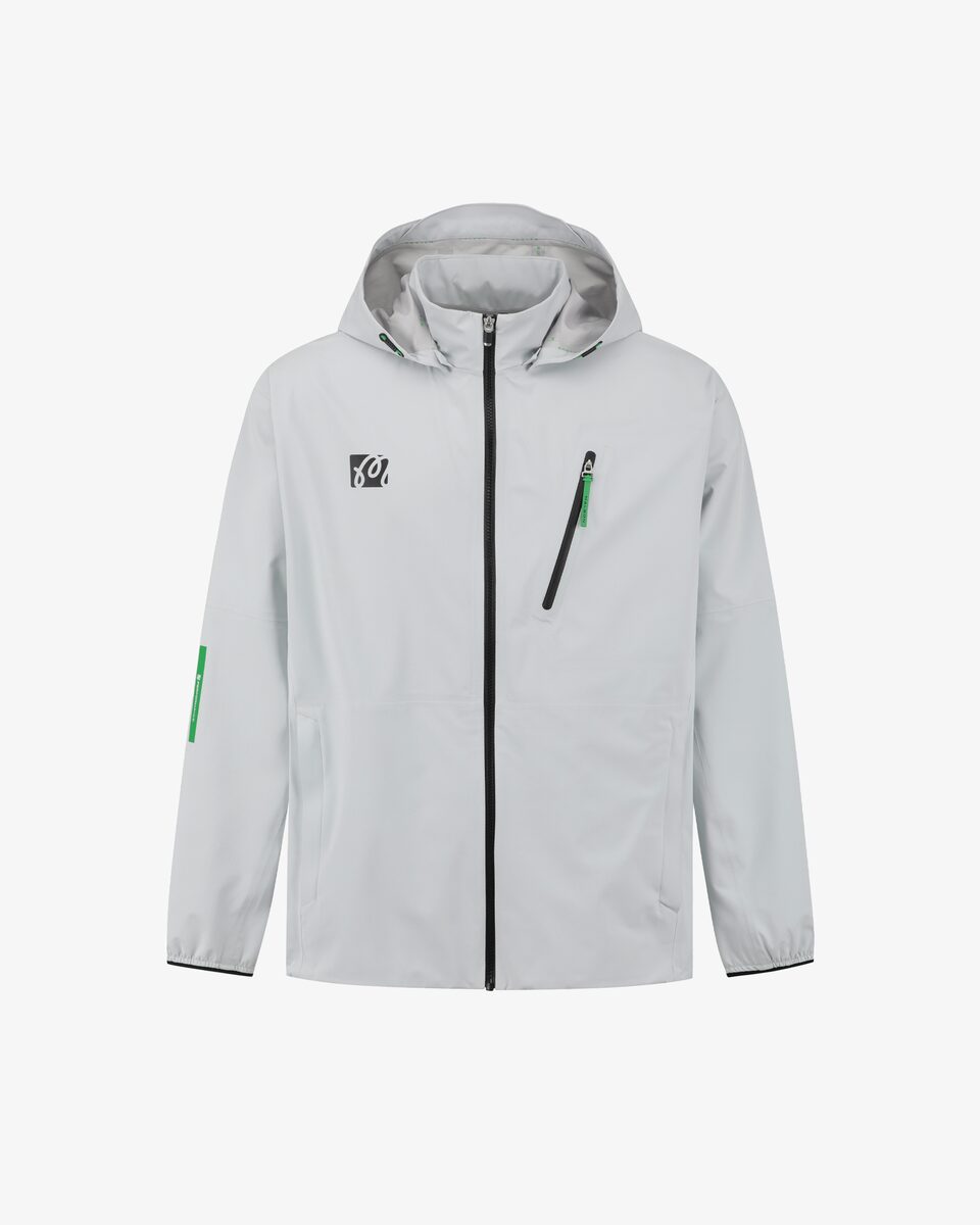 Malbon Golf Studio Seoul 3-Layer Tech Jacket Light Grey