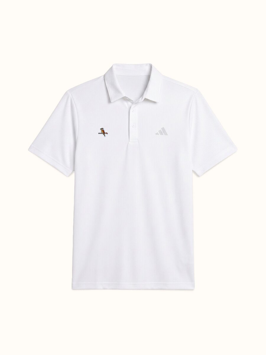 Walker Golf — adidas x Walker Jacquard Polo White