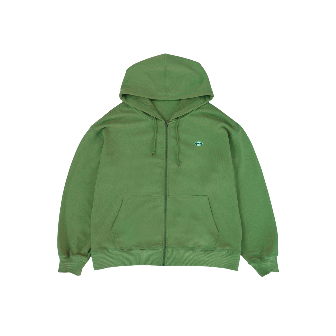 Canopy Zip Hoodie — Leaf