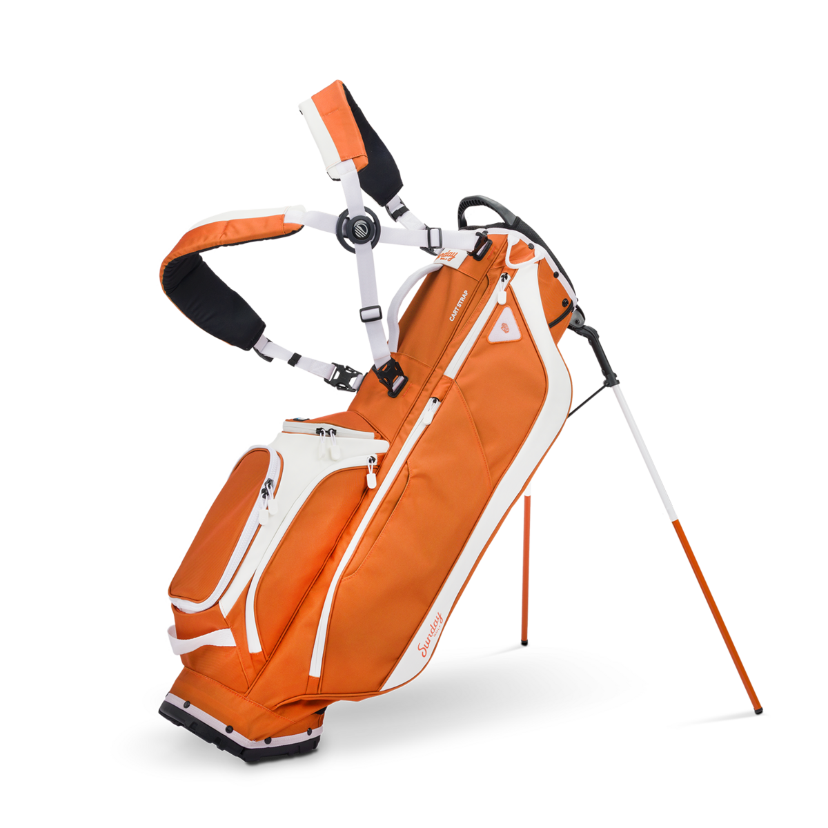 Sunday Golf Ryder Stand Bag Burnt Orange