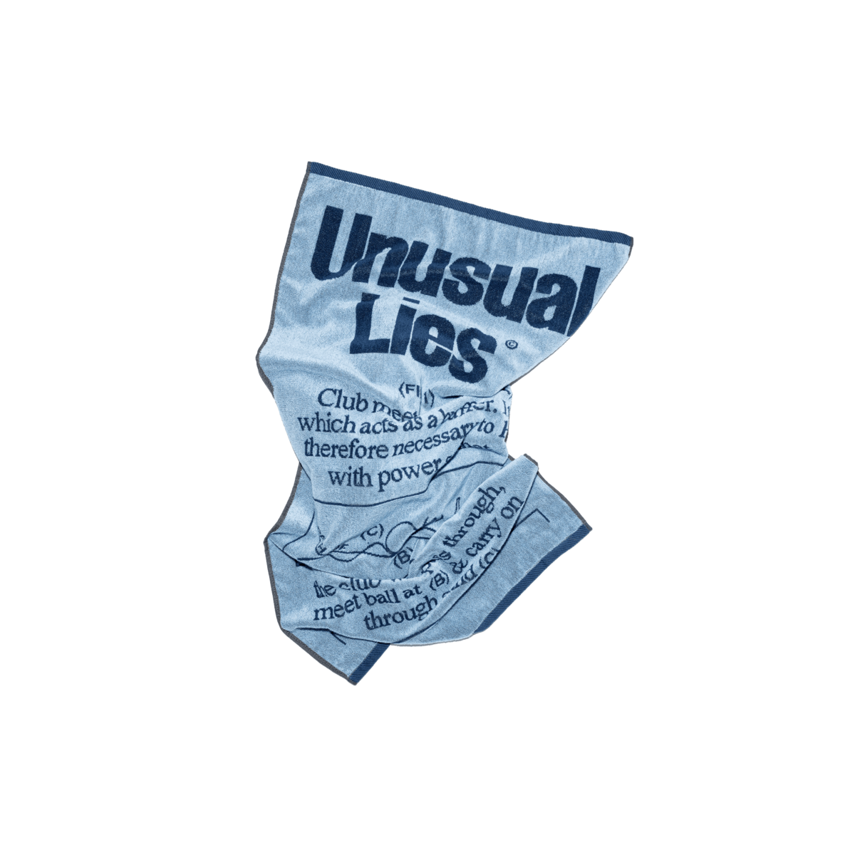 Agronomy Workshop — Unusual Lies Towel Navy