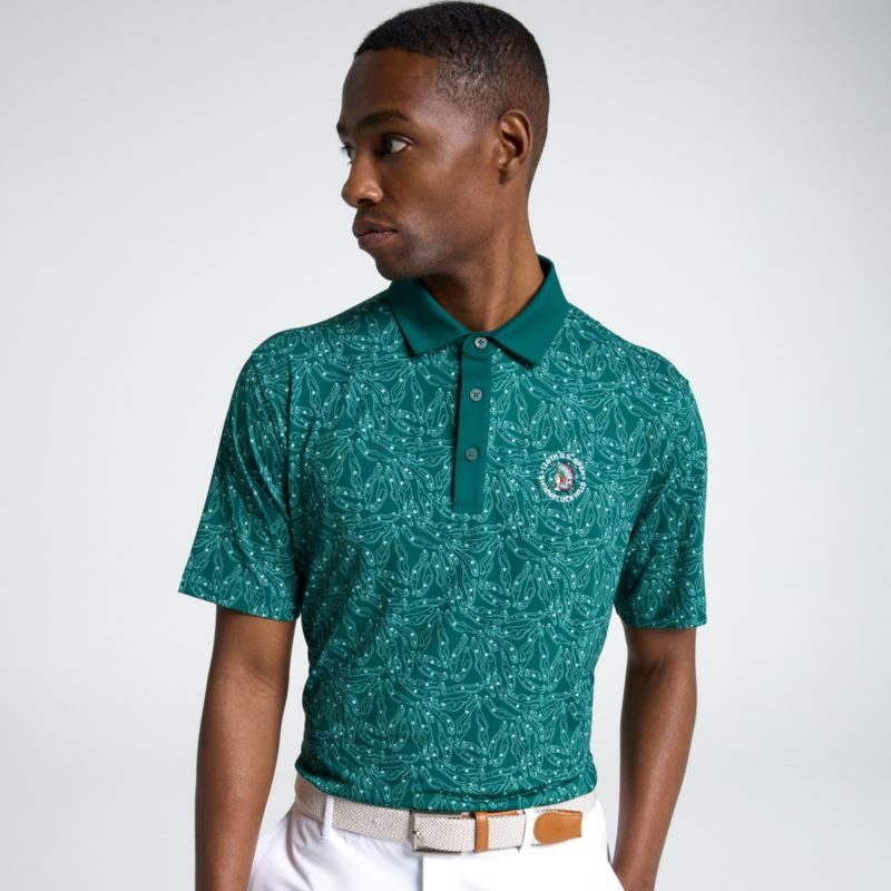 Walter Hagen Course Hills Printed Polo