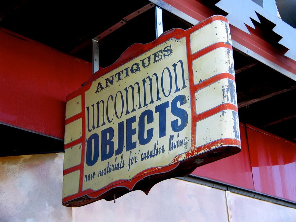Uncommon Objects — vintage antique market interior on South Congress