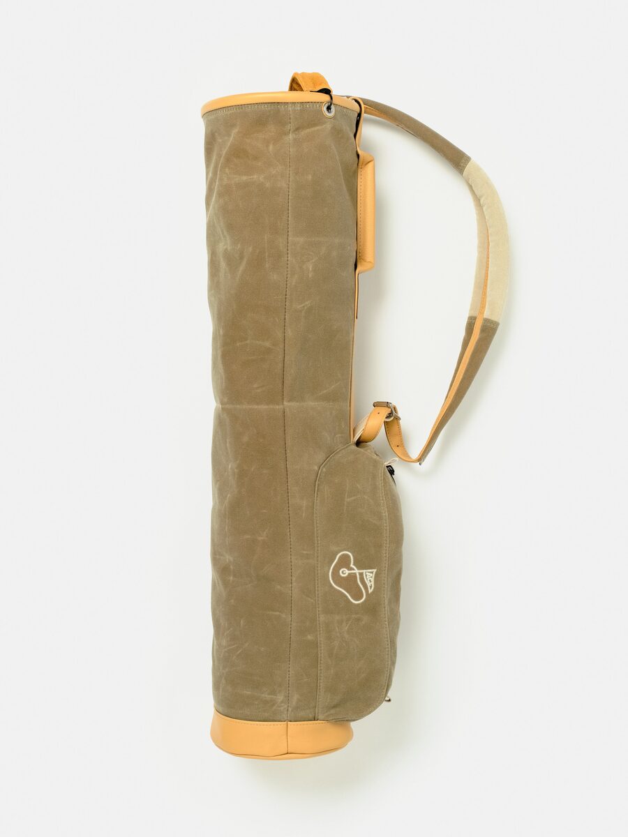 MacKenzie × ACL Golf Olive Waxed Canvas Carry Bag
