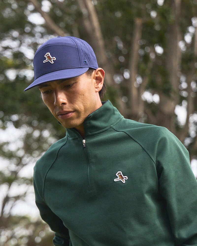Walker Golf Par-Tec Quarter Zip Fleece Forest · view 2 of 4