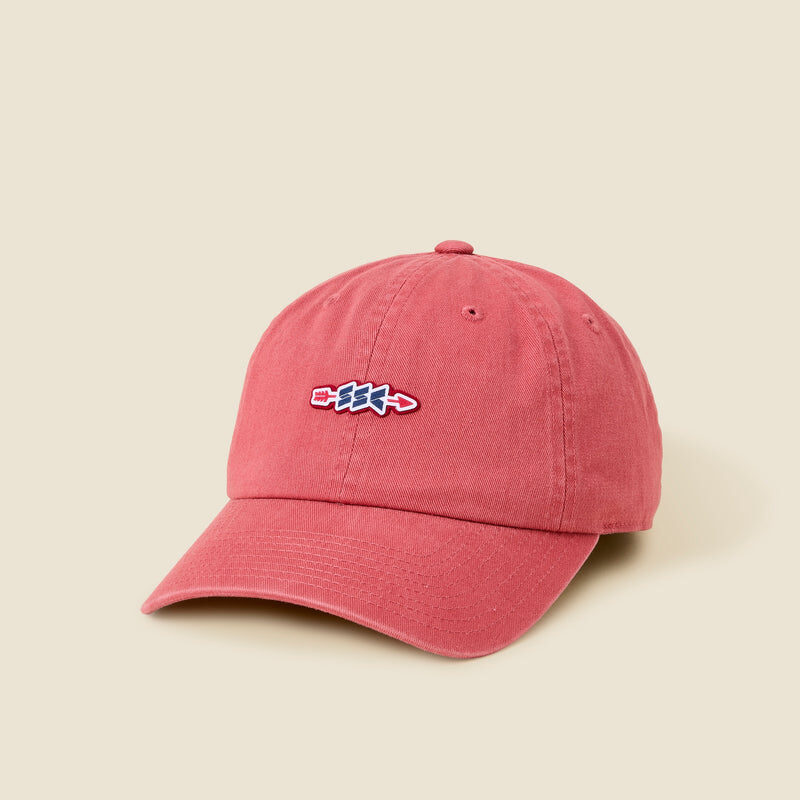 Sugarloaf Social Club — Cotton SSC Arrow Cap in Nantucket Red