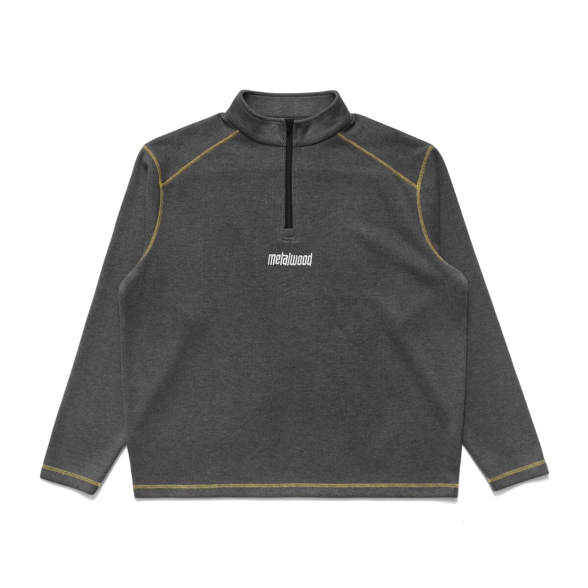 Metalwood Studio — Quarter Zip Pullover in Charcoal &middot; view 1 of 1
