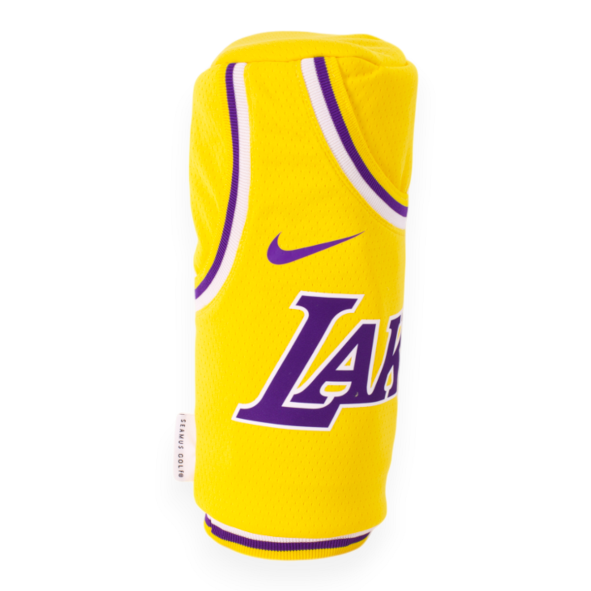 Seamus Golf Upcycled NBA Jersey Head Cover Lakers