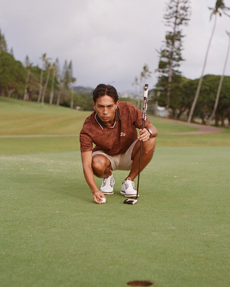 Walker Golf Knockout V Polo Maple · view 4 of 4