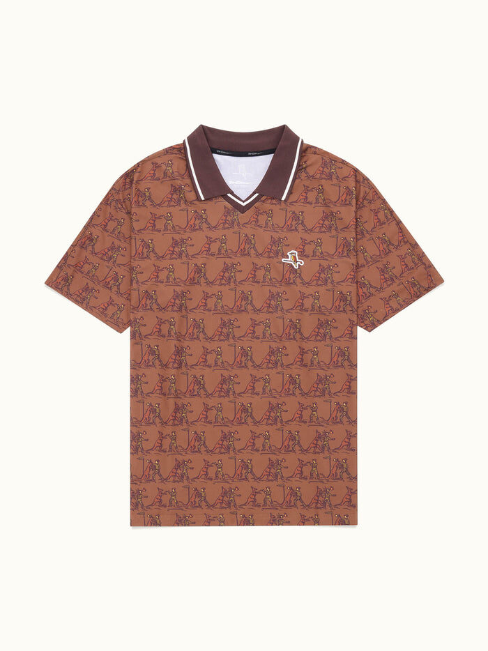 Walker Golf Knockout V Polo Maple · view 1 of 4