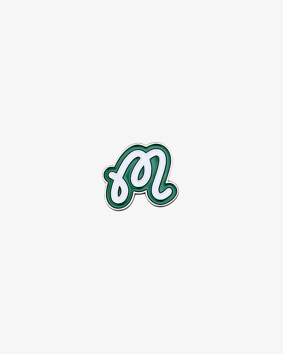 Malbon Golf M Script Ball Marker Green