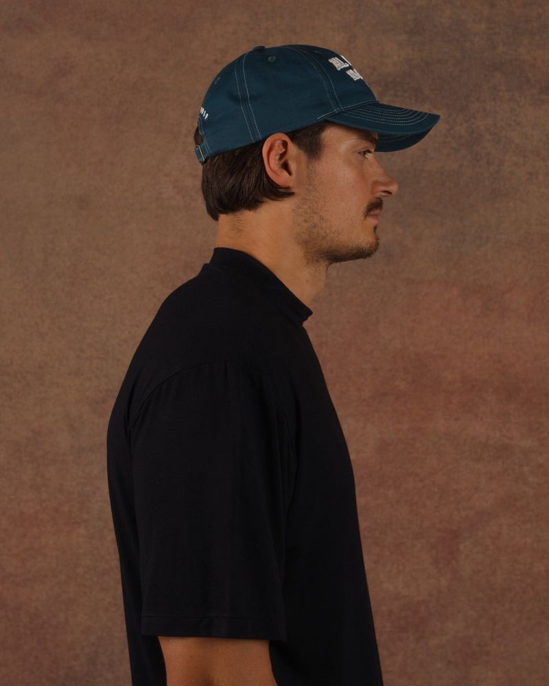A model in the All Gear No Game cap