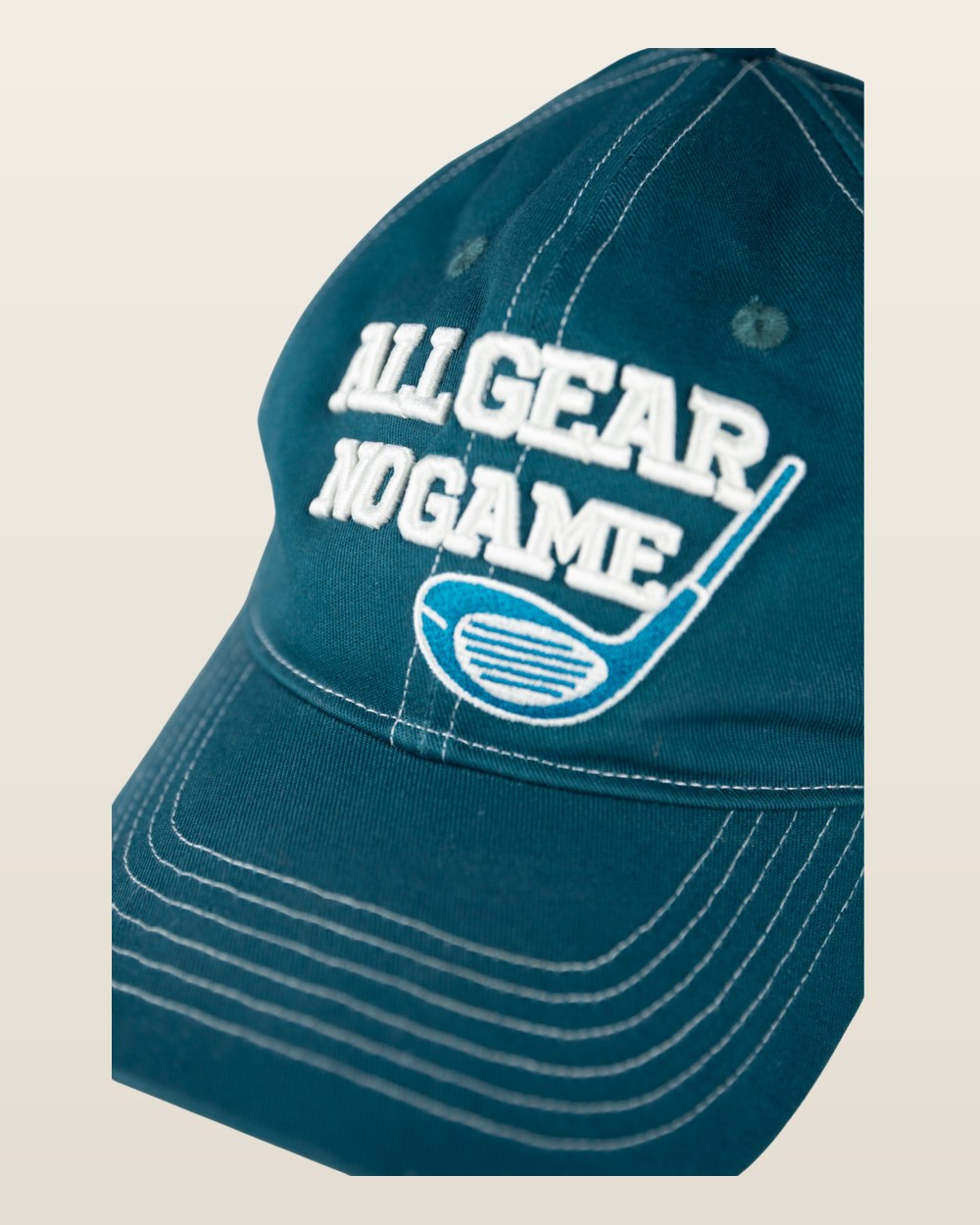 Fella Golf All Gear No Game Dad Cap Blue-green · view 3 of 4