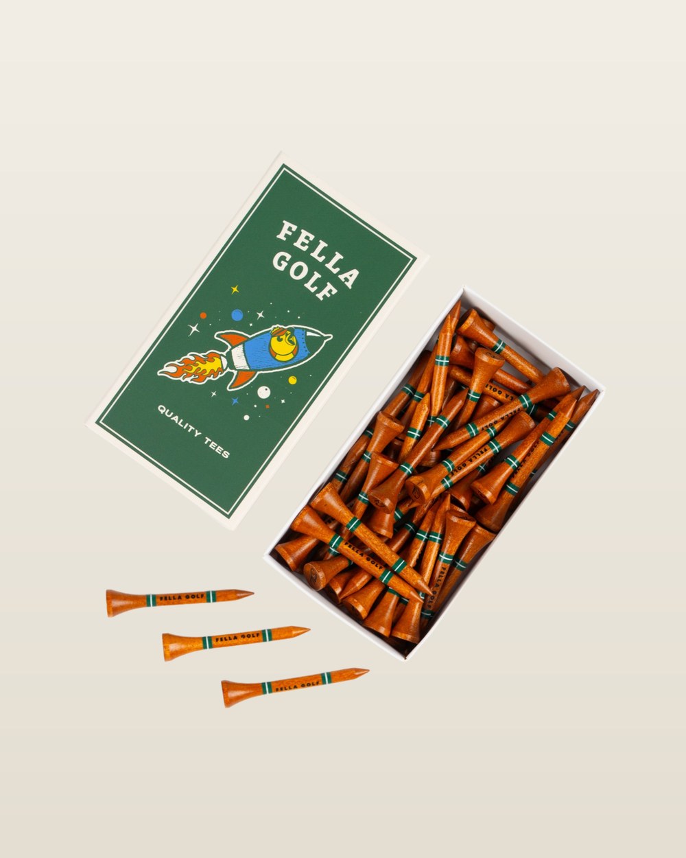 Fella Golf Matchbox Golf Tees 50 wooden tees · view 2 of 4
