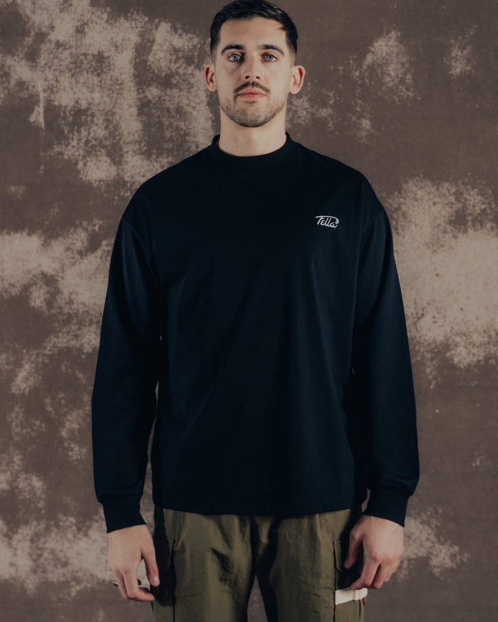 Fella Golf Long Sleeve Mockneck Black · new · view 3 of 4