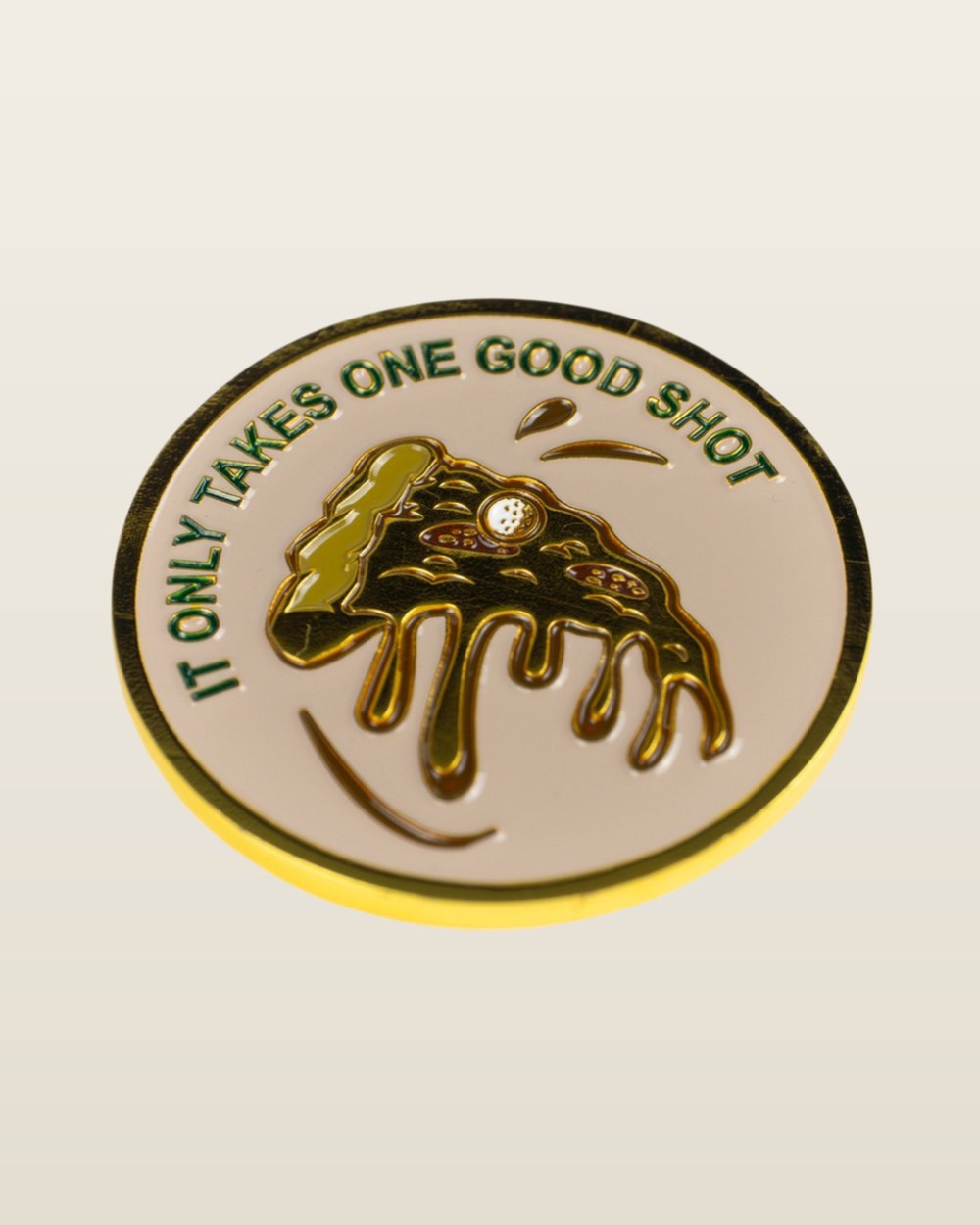 Fella Golf Pizza Slice Ball Marker 3cm · view 3 of 3